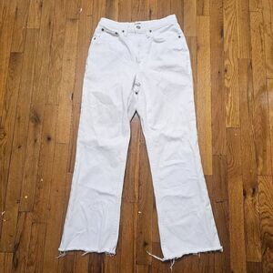 Re/done Jeans Size 25 Wide Leg Jeans Bootcut White Jeans